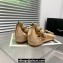 Alaia Bombe Flat Sandals In Suede Leather Nude 2024