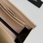 Saint Laurent Cassandre Matelassé Small Envelope Wallet In Grain De Poudre Embossed Leather 414404 Beige/Gold