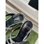 Gucci Heel 9.5cm slim Horsebit slide sandals 776643 Leather Silver 2024