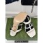 Gucci Heel 9.5cm slim Horsebit slide sandals 776643 Leather White 2024