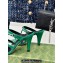 Gucci Heel 9.5cm slim Horsebit slide sandals 776643 Leather Green 2024