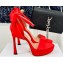 Dior Heel 12cm Platform 3cm Mlle Dior Heeled Sandals with Bow in Satin Red 2024