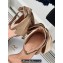 Dior Heel 12cm Platform 3cm Mlle Dior Heeled Sandals with Bow in Satin Beige 2024