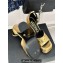 Versace Heel 12cm Platform 4cm Platform Medusa Buckle Sandals Metallic Gold 2024