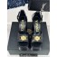 Versace Heel 12cm Platform 4cm Platform Medusa Buckle Sandals Black 2024