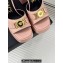 Versace Heel 12cm Platform 4cm Platform Medusa Buckle Sandals Pink 2024