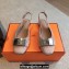 Hermes Innocente slingbacks Flats Nude in suede goatskin with iconic oversized Kelly buckle 2024