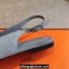 Hermes Innocente slingbacks Flats Baby Blue in suede goatskin with iconic oversized Kelly buckle 2024