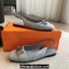 Hermes Innocente slingbacks Flats Baby Blue in suede goatskin with iconic oversized Kelly buckle 2024