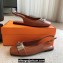 Hermes Innocente slingbacks Flats Brown in goatskin with iconic oversized Kelly buckle 2024