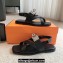 Hermes Ines sandals Black in calfskin with iconic oversized Kelly buckle 2024
