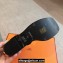 Hermes Hilda 80 sandals Black in suede goatskin with iconic oversized Kelly buckle 2024