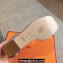 Hermes Hilda 80 sandals Baby Blue in suede goatskin with iconic oversized Kelly buckle 2024