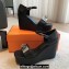 Hermes Hilda 80 sandals Black in calfskin with iconic oversized Kelly buckle 2024