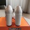 Hermes Hilda 80 sandals White in calfskin with iconic oversized Kelly buckle 2024