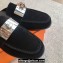 Hermes Iota mules Black in suede goatskin with iconic oversized Kelly buckle 2024