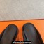 Hermes Iota mules Black in suede goatskin with iconic oversized Kelly buckle 2024