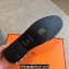 Hermes Iota mules Black in suede goatskin with iconic oversized Kelly buckle 2024