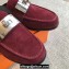 Hermes Iota mules Red in suede goatskin with iconic oversized Kelly buckle 2024