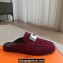 Hermes Iota mules Red in suede goatskin with iconic oversized Kelly buckle 2024