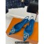Louis Vuitton Heel 1.5cm LV Night Met Slingback Ballerinas in Satin Blue 2024