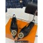 Louis Vuitton Heel 1.5cm LV Night Met Slingback Ballerinas in Leather Black 2024