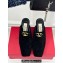 Valentino Heel 7.5cm The Bold Edition VLogo Mules Leather Suede Black 2024