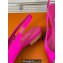 Louis Vuitton Heel 1.5cm LV Night Met Slingback Ballerinas in Satin Fuchsia 2024