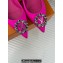 Louis Vuitton Heel 1.5cm LV Night Met Slingback Ballerinas in Satin Fuchsia 2024