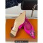 Louis Vuitton Heel 1.5cm LV Night Met Slingback Ballerinas in Satin Fuchsia 2024