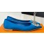 Louis Vuitton Heel 1.5cm LV Night Met Ballerinas in Satin Blue 2024