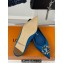 Louis Vuitton Heel 1.5cm LV Night Met Ballerinas in Satin Blue 2024