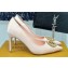 Louis Vuitton Heel 7cm/9cm LV Night Met Pumps in Satin Nude Pink 2024