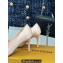 Louis Vuitton Heel 7cm/9cm LV Night Met Pumps in Satin Nude Pink 2024