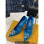 Louis Vuitton Heel 7cm/9cm LV Night Met Pumps in Satin Blue 2024