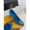 Louis Vuitton Heel 7cm/9cm LV Night Met Pumps in Satin Blue 2024