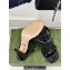 Gucci Heel 9.5cm slim Horsebit slide sandals 776643 Leather Black 2024