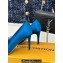 Louis Vuitton Heel 7cm/9cm LV Night Met Pumps in Satin Blue 2024