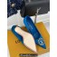 Louis Vuitton Heel 7cm/9cm LV Night Met Pumps in Satin Blue 2024