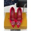 Louis Vuitton Heel 7cm/9cm LV Night Met Pumps in Satin Red 2024
