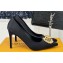 Louis Vuitton Heel 7cm/9cm LV Night Met Pumps in Satin Black 2024