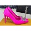 Louis Vuitton Heel 7cm/9cm LV Night Met Pumps in Satin Fuchsia 2024