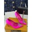 Louis Vuitton Heel 7cm/9cm LV Night Met Pumps in Satin Fuchsia 2024