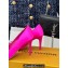 Louis Vuitton Heel 7cm/9cm LV Night Met Pumps in Satin Fuchsia 2024