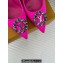 Louis Vuitton Heel 7cm/9cm LV Night Met Pumps in Satin Fuchsia 2024
