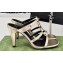 Gucci Heel 9.5cm slim Horsebit slide sandals 776643 Leather Gold 2024