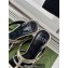 Gucci Heel 9.5cm slim Horsebit slide sandals 776643 Leather Gold 2024
