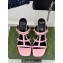 Gucci Heel 9.5cm slim Horsebit slide sandals 776643 Leather Pink 2024