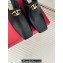 Valentino Heel 7.5cm The Bold Edition VLogo Mules Leather Black 2024