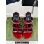Gucci Heel 9.5cm slim Horsebit slide sandals 776643 Leather Red 2024